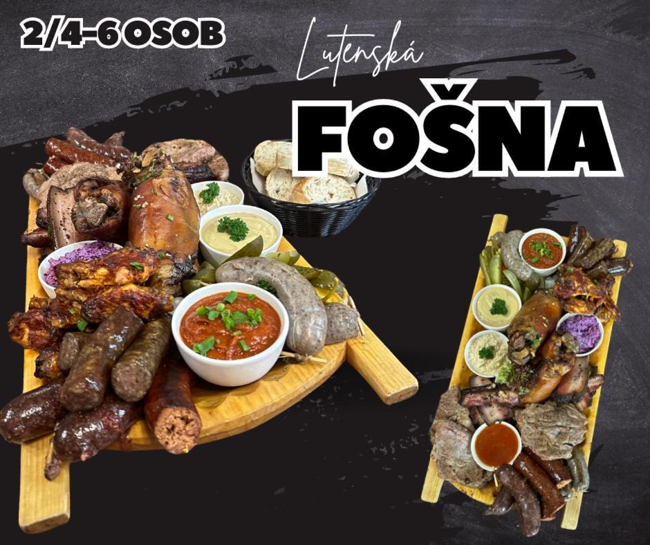 Restaurace A Penzion Lutena Dolni Lutyne Luaran gambar